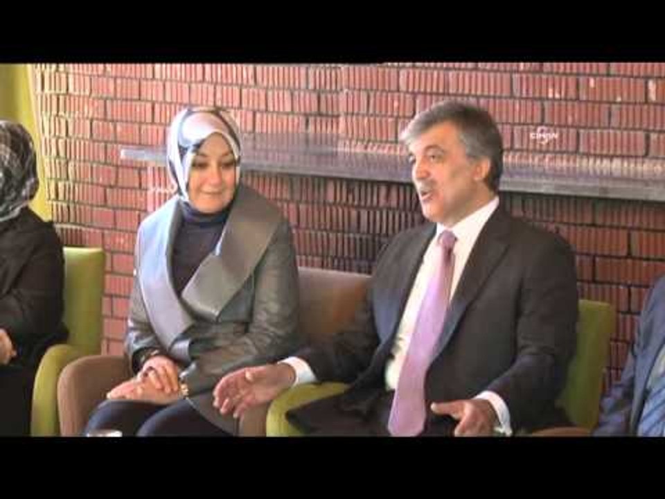 Cumhurbaşkanı Abdullah Gül, Kayseri'de öğrencilerle sohbet etti