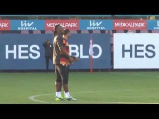 Galatasaray'da Kopenhag maçının hazırlıkları sürdü