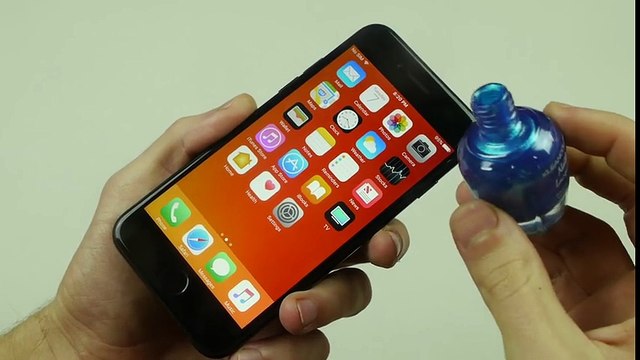What Happens If You Pour 30 Bottles of Nail Polish on iPhone 7