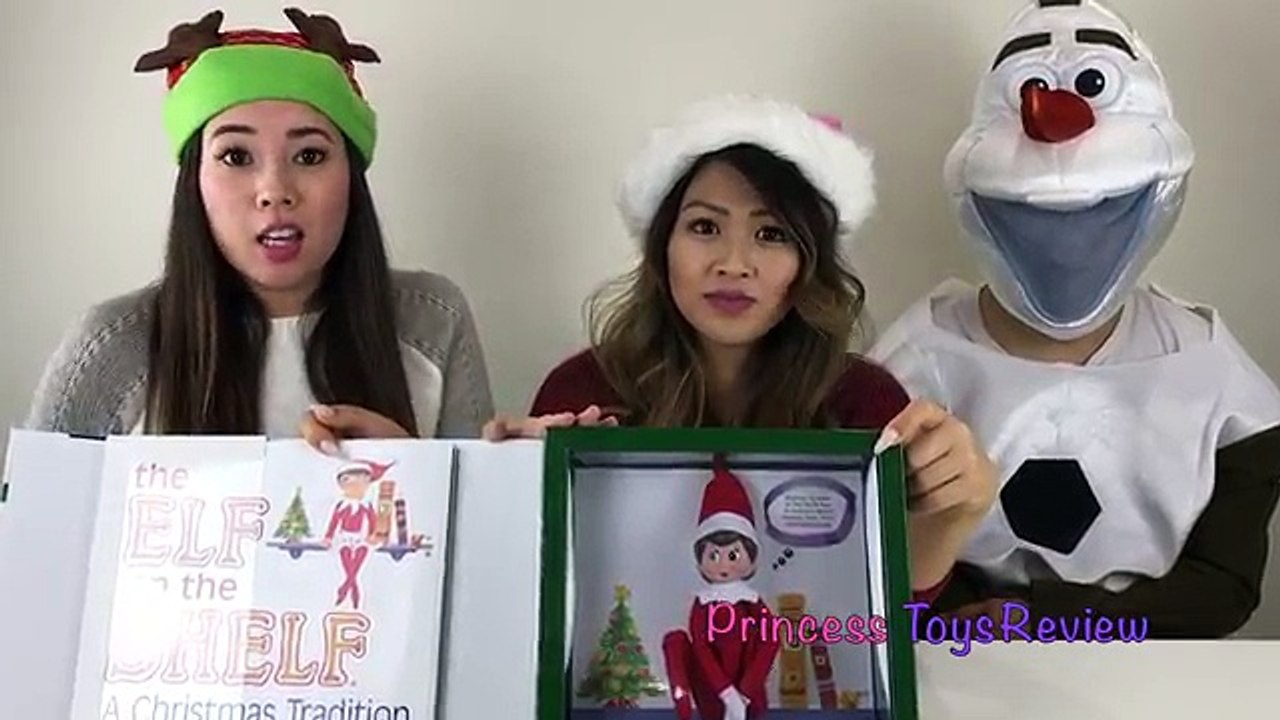 Hide and seek ELF on the SHELF Princess Toysreview Christmas Frozen Olaf game fun disney advent