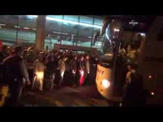 AŞTİ'de asker uğurlama izdihamı