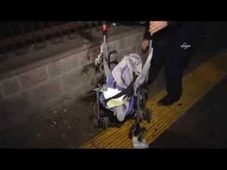 Unutulan bebek arabası fünye ile patlatıldı