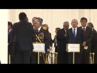 Çankaya'daki kutlamada soğuk rüzgarlar esti