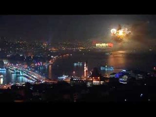 Cihan kamerasından Boğaz'da Cumhuriyet şöleni