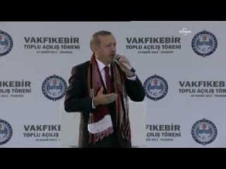 Erdoğan: Biz husumet için değil muhabbet için bu makamlara geldik