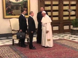 Putin, Papa ile görüştü