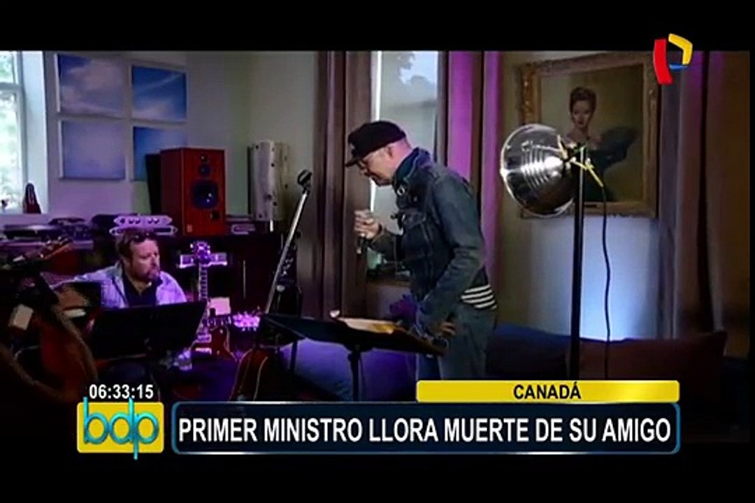 Canadá: Justin Trudeau llora la muerte de cantante Gord Downie