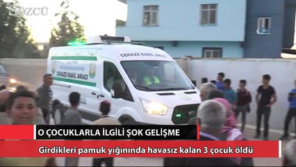 Üç çocukla ilgili şok gelişme