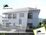 Maison A vendre Saignes 100m2 - 89 000 Euros