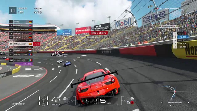 Gran Turismo Sport. Gameplay del modo online