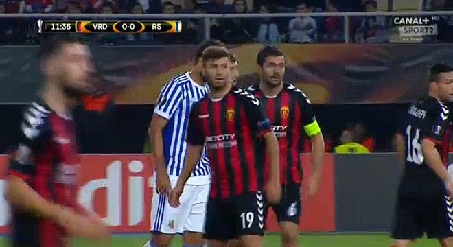 Mikel Oyarzabal Goal HD - Vardar	0-1	Real Sociedad 19.10.2017