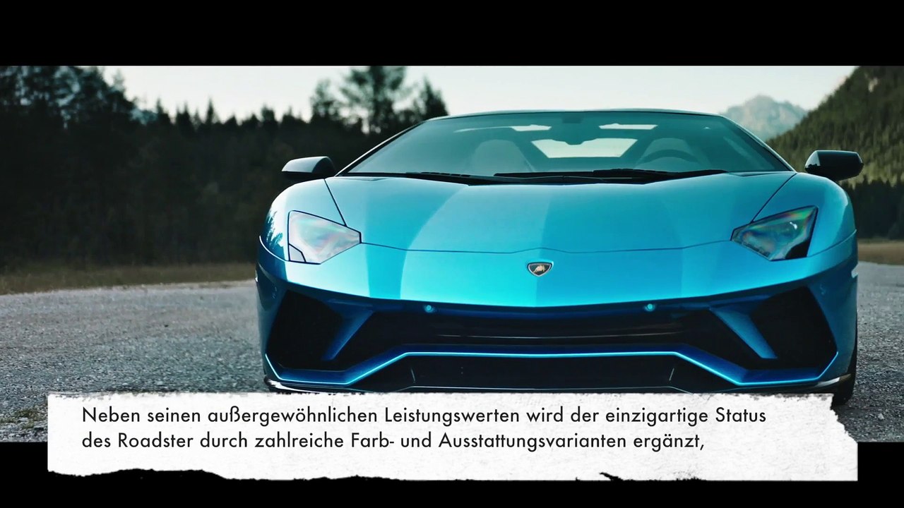 Der neue Lamborghini Aventador S Roadster - Atemberaubende Leistung gepaart mit Open-Air-Fahrvergnügen in Reinform