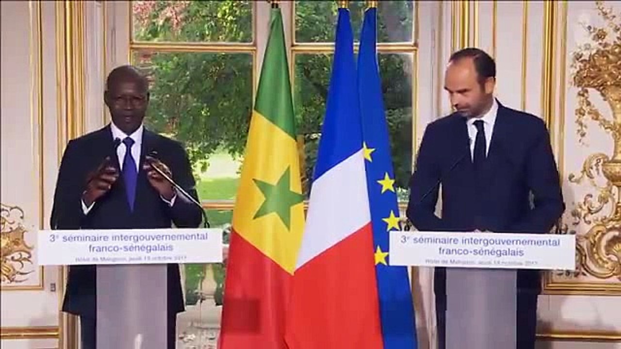 La France ne serait pas tout à fait ce qu’elle est sans le Sénégal, sans tous ces liens qui nous lient discour P.M