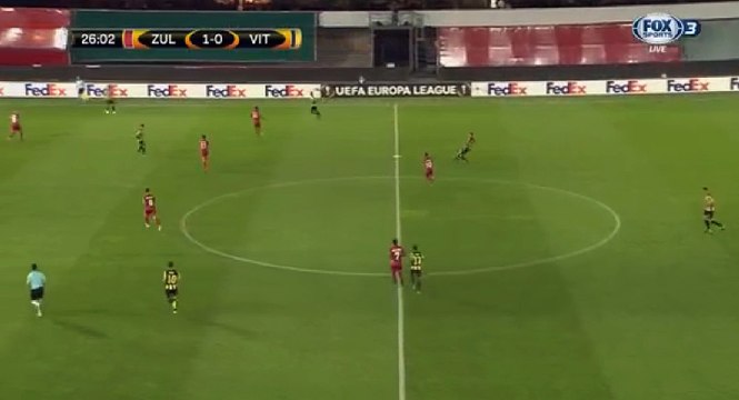 Thomas Bruns Goal HD - Waregem 1-1 Vitesse 19.10.2017