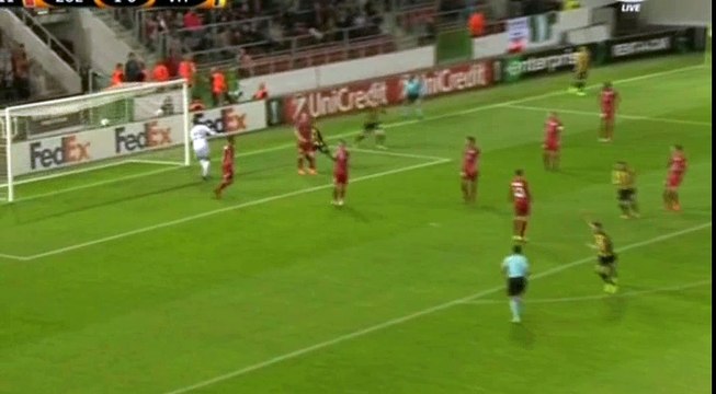 Thomas Bruns Goal HD - Waregem 1 - 1 Vitesse - 19.10.2017 (Full Replay)