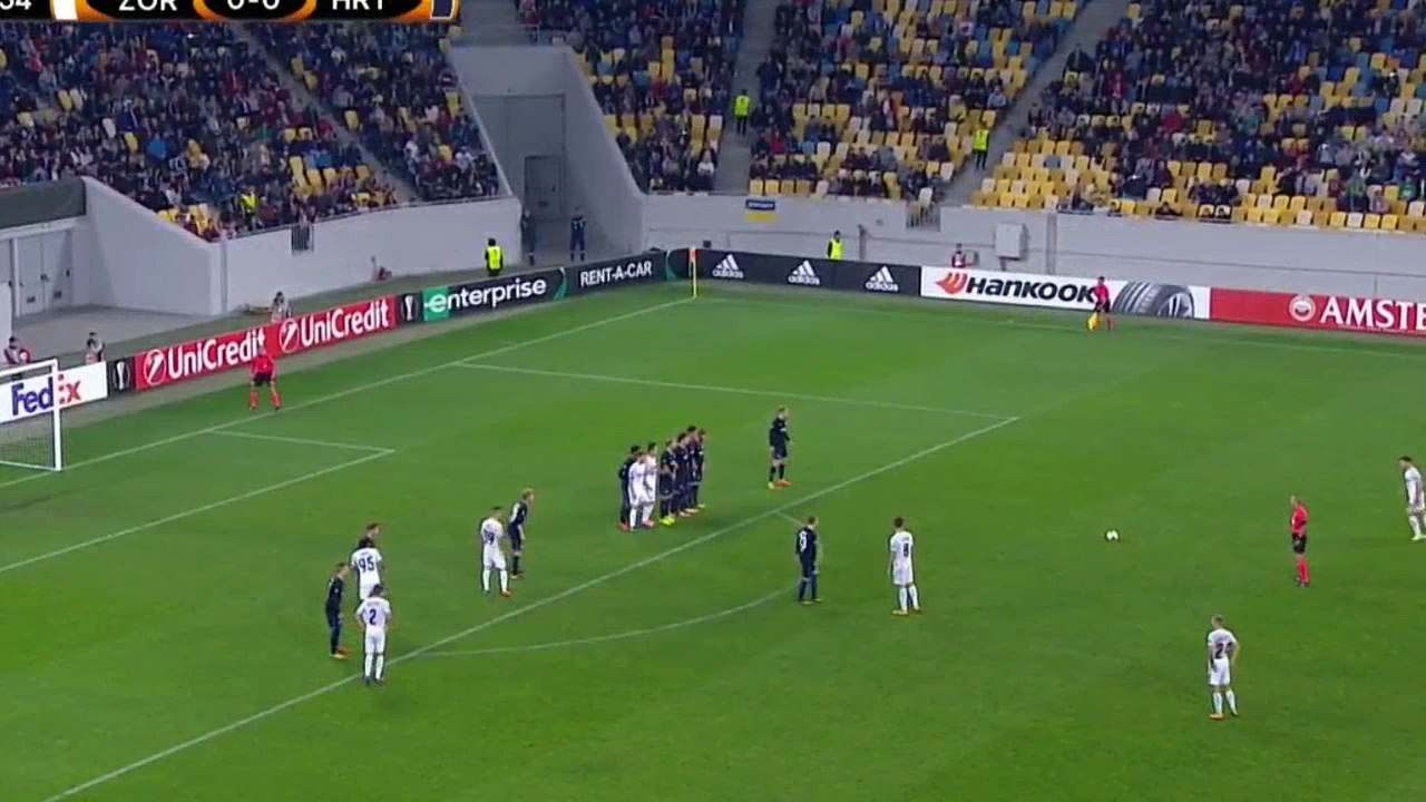 Silas Goal HD - FK Zorya Luhansk 1 - 0 Hertha Berlin - 19.10.2017 (Full Replay)