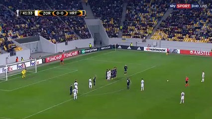 Silas  Goal HD - FK Zorya Luhansk	1-0	Hertha Berlin 19.10.2017