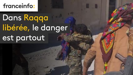Dans Raqqa libérée, le danger est partout