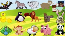 أسماء وأصوات الحيوانات للاطفال | تعليم أصوات الحيوانات