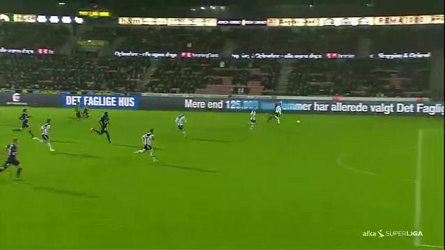 Mikkel Duelund Goal HD - Midtjylland	3-1	Horsens 20.10.2017