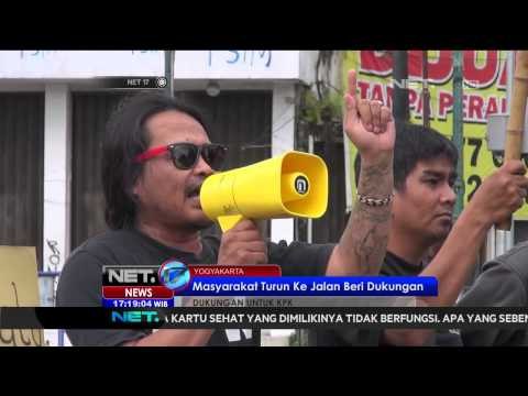 Sejumlah Aktivis Datangi Gedung KPK Untuk Memberikan Dukungan - NET17