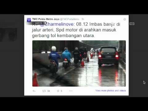 Imbas Banjir, Sepeda Motor Diperbolehkan Memakai Jalur 3 in 1 - NET12