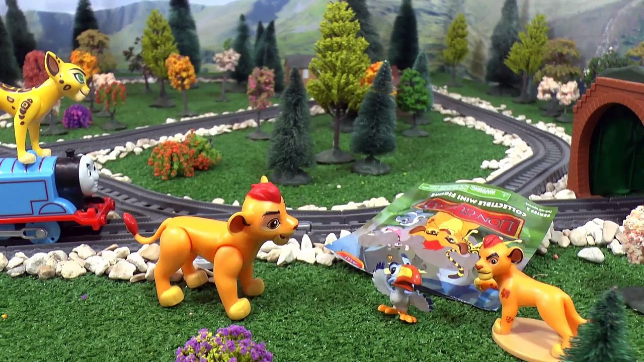 Joker vs Disney Junior Lion Guard Toys with Thomas and Friends | Blind Bag Theft and Opening