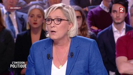 Emission Politique : Marine Le Pen juge la formulation de #balancetonporc "brutale"