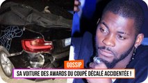 DJ Arafat - sa voiture des Awards du Coupé Décalé accidentée