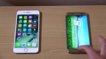 IPhone 7 Plus vs Samsung Galaxy S7 Edge Speed Test!