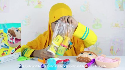 Mainan Anak ❤ Playdoh Dentist Doctor Drill n Fill ❤ Menjadi Dokter Gigi ❤ Aisyah Hanifah