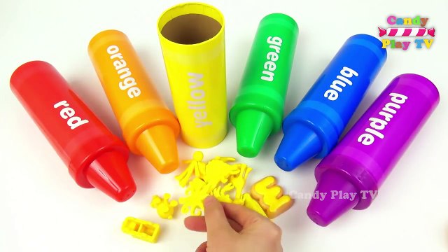 Learn Names Animals & Animal Sounds with Pencil Surprises Toys | Learn Colors with Crayons Surprises
