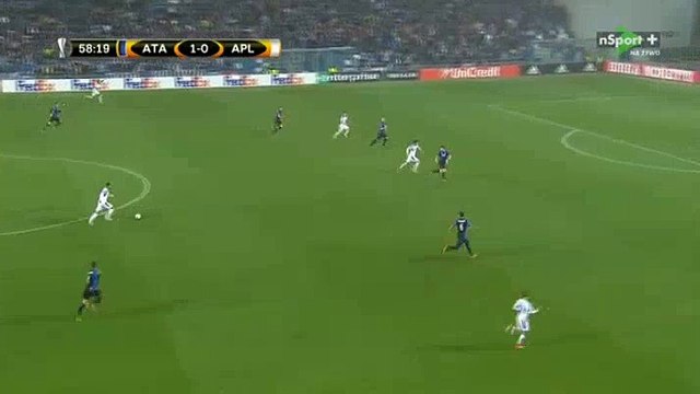 Andre Schembri Goal HD - Atalanta	1-1	Apollon 19.10.2017