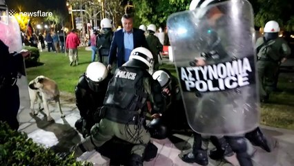 Second day of clashes in Greece over 'blasphemous' play