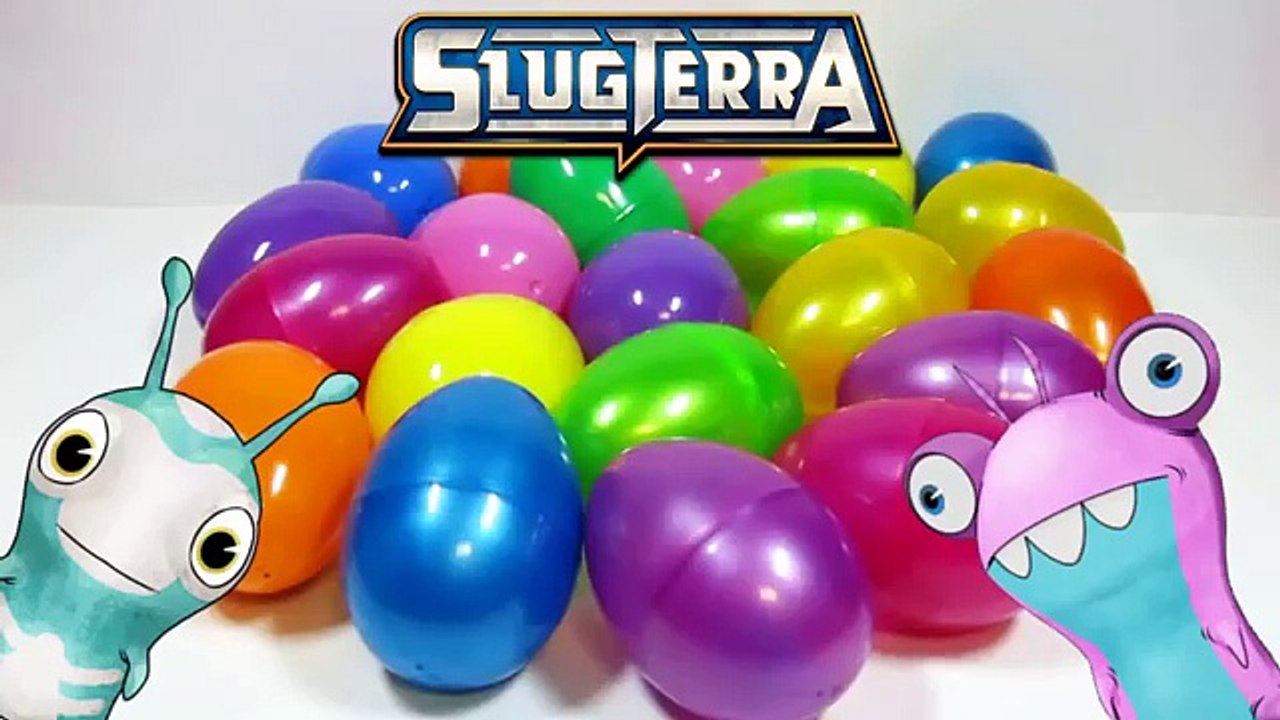 ¡21 Huevos sorpresa Con Juguetes de Slugterra! / Bajoterra / 21 Surprise eggs of Slugterra