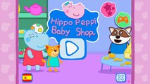 Hippo Peppa - almacén de los niños español - juegan con tiendas de regalos y hacer compras