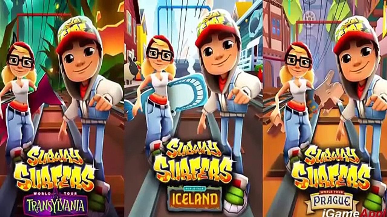 Subway Surfers Transylvania VS Iceland VS Prague Gameplay for Children HD #3