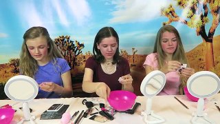 Mixed Up Makeup Challenge w/ Emma from Kittiesmama ~ Jacy and Kacy