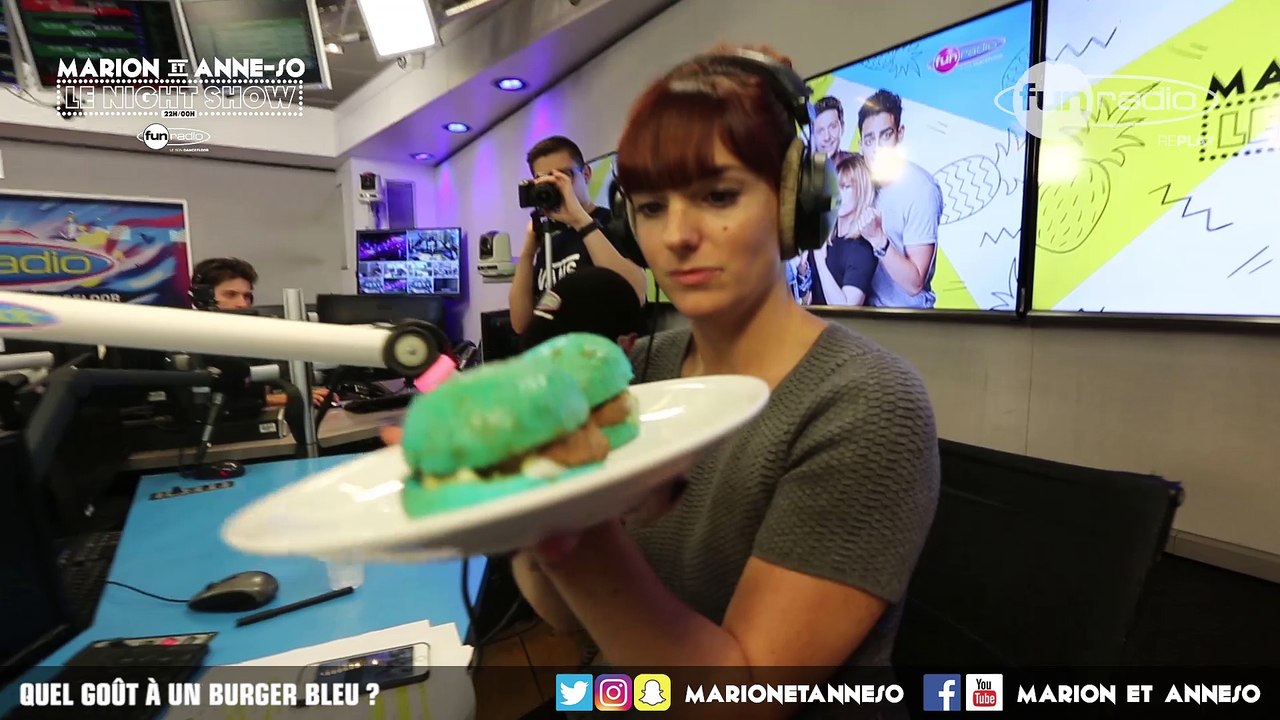 QUEL GOÛT À UN BURGER BLEU ? - Marion et Anne-So