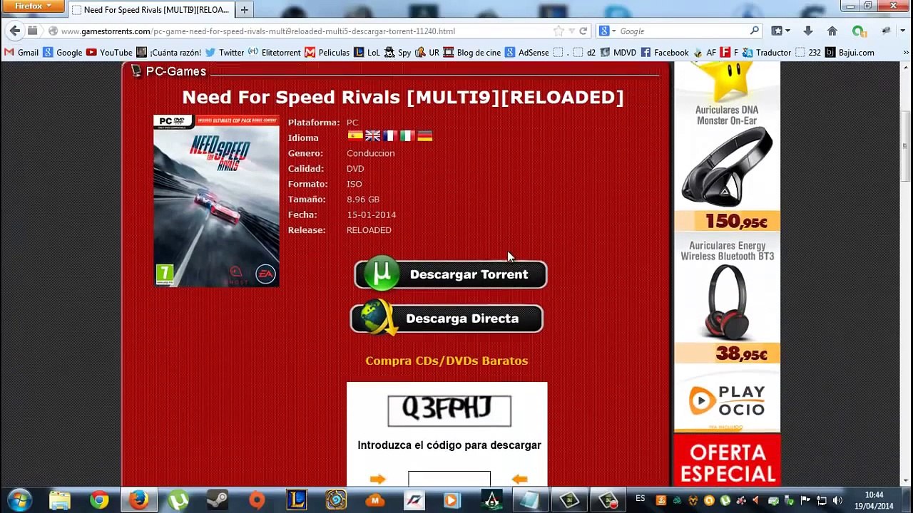 Como Descargar e Instalar Need For Speed Rivals [PC][ESPAÑOL][TORRENT][TUTORIAL FÁCIL]