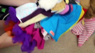 100 LAYERS OF DOLL CLOTHES CHALLENGE!!