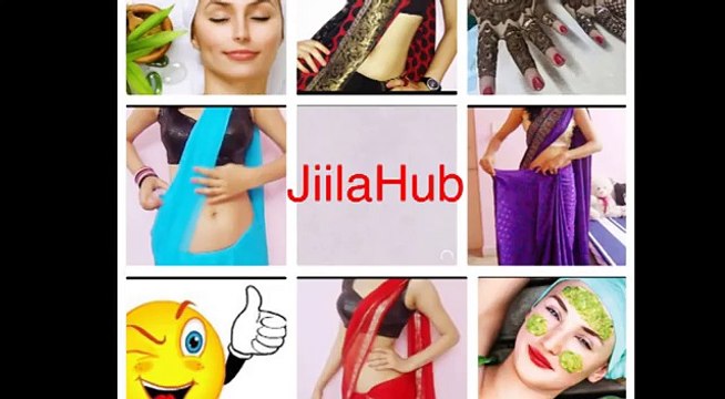 Simple Hair Style For Party & Wedding(Saree Gown Hairstyle+Braid Knotted Bun)