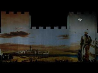 Fetih şöleninde 3 boyutlu sahnede görsel şov