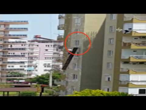 İşçilerin ölümle burun buruna geldiği anlar saniye saniye görüntülendi