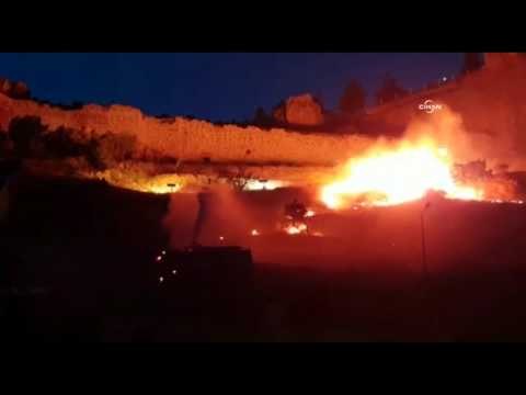 Mardin’de tarihi kalede bir gün arayla ikinci yangın