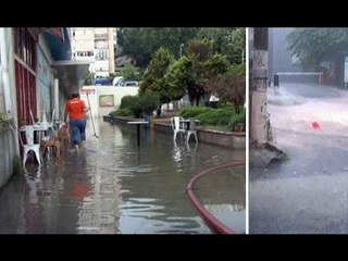 Sel kameraya böyle yansıdı