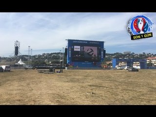 Fransa'da Fan Zone (taraftar alanları) kuruldu heyecan arttı