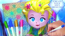 DISNEY Frozen ELSA Do It Yourself D.I.Y. Design Your Own Vinyl, Color Paint Pens, Fun Kid TOYS /TUYC