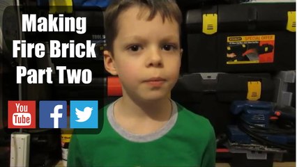 Fire Brick pt2 FREE FUEL, UNLIMITED SUPPLY. Junk Mail to fire wood Save £££ $$$