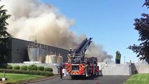 Structure Fire Cintas 2-alarm Warehouse Fire Portland Fire and Rescue 06.05.16 4K